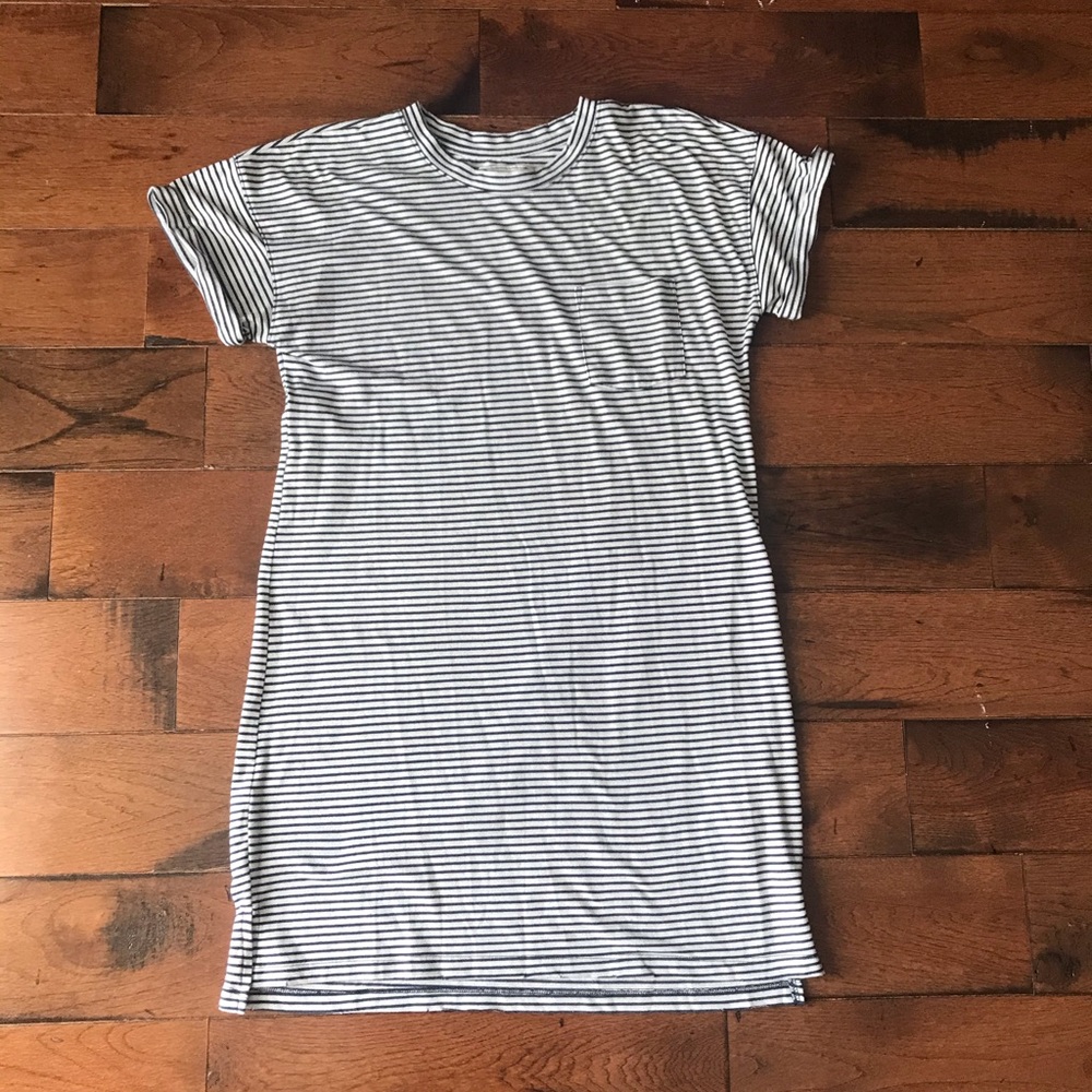 Abercrombie & Fitch Striped T-Shirt Dress